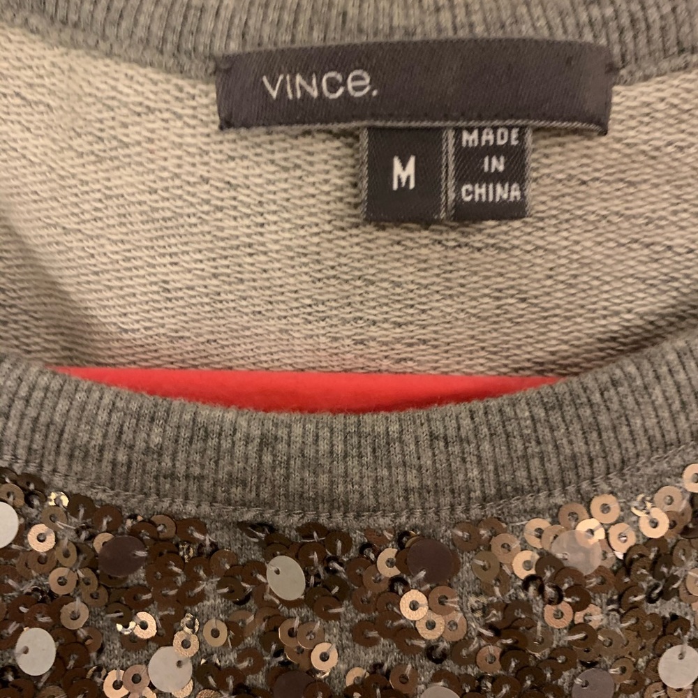 Vince Sequin Sweatshirt